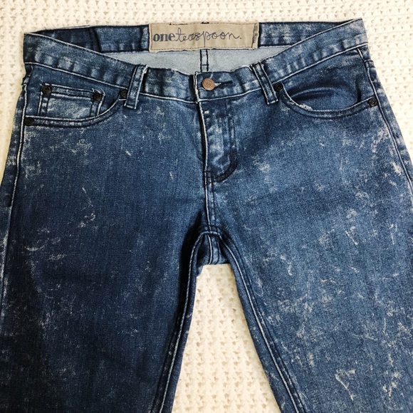 One Teaspoon Women’s Jean acid wash size 26 skinny - Picture 6 of 8